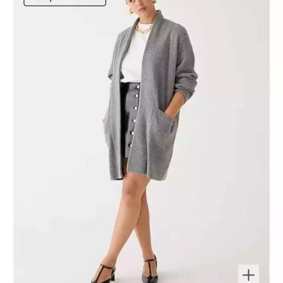 J. Crew Cocoon sweater blazer XL - Picture 3 of 10